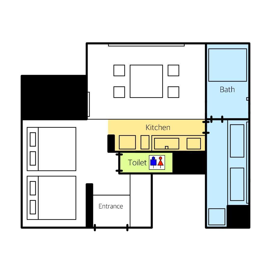 Grand Base Haruyoshi Aparthotel Fukuoka  Exterior photo