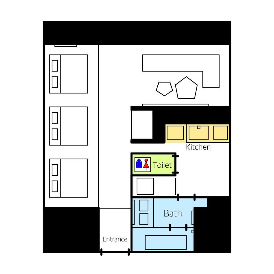 Grand Base Haruyoshi Aparthotel Fukuoka  Exterior photo